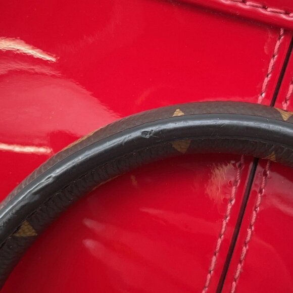 LOUIS VUITTON Alma Size BB Monogram Vernis Leather scarlet M52498 - Picture 12 of 16